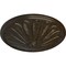 Ekena Millwork Brontes Ceiling Medallion (Fits Canopies up to 3 5/8"), 25 1/2"OD x 5 1/2"P, Stone Hearth Crackle CM25BRSHC - alternate 4